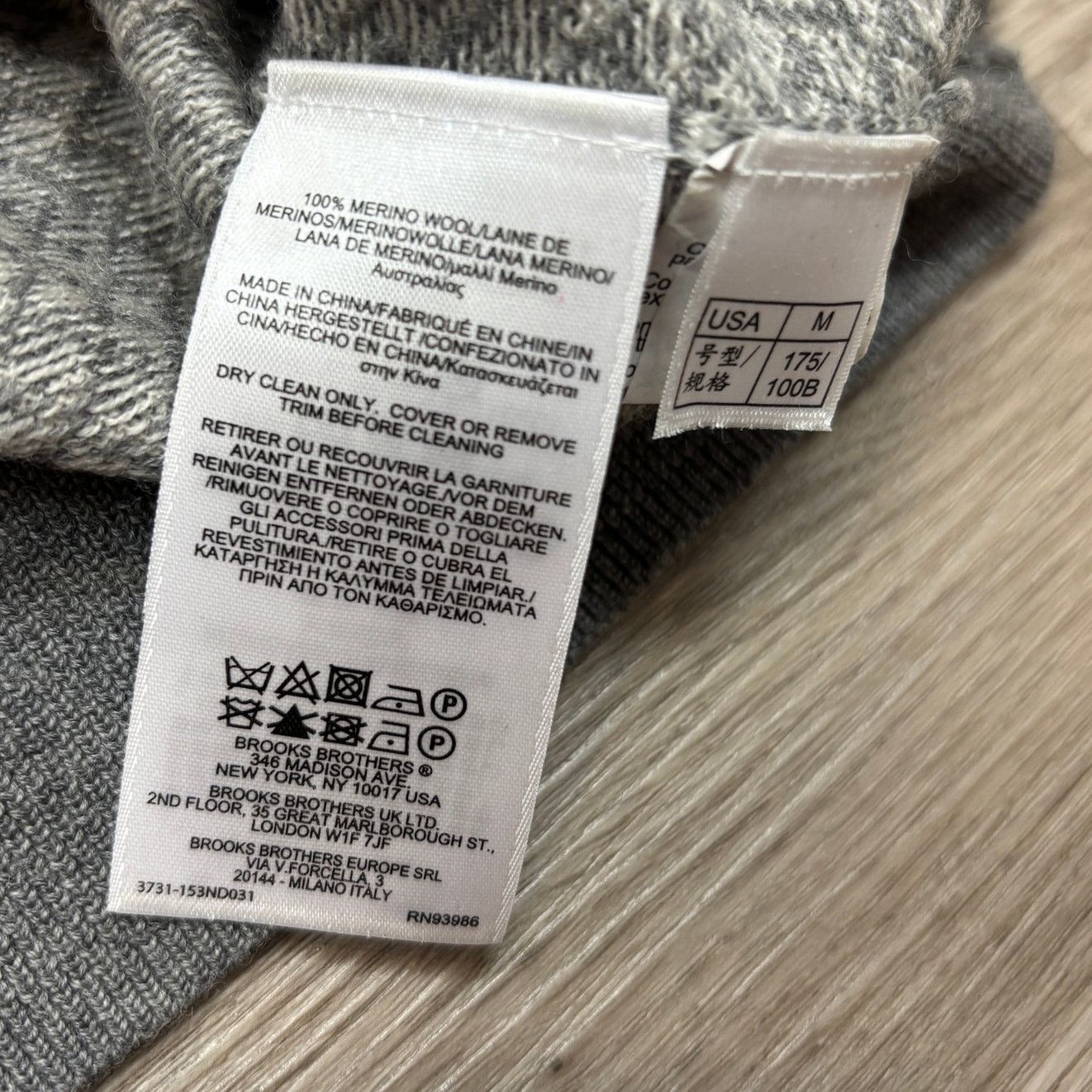 Brooks Brothers Brooks Brothers Fine Merino Wool 1/4 Zip Sweater Men's M Size US M / EU 48-50 / 2 - 7 Thumbnail