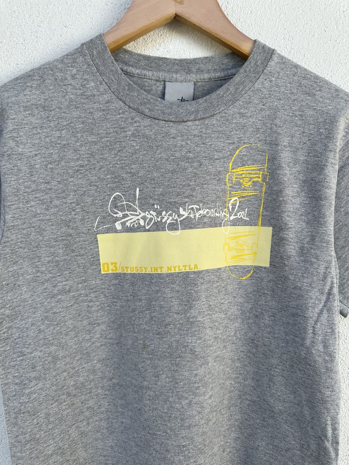 Stussy × Vintage Stussy Skateboard T Shirt Size US S / EU 44-46 / 1 - 3 Thumbnail