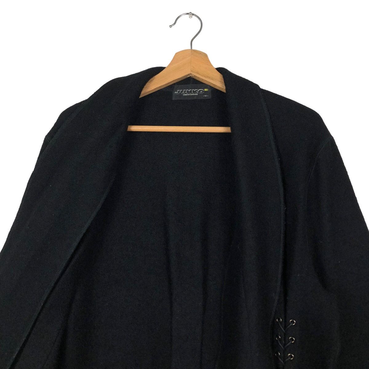 Issey Miyake 🔥Rich Black Punk Design Jacket Bondage Junko Koshino Size US M / EU 48-50 / 2 - 12 Thumbnail