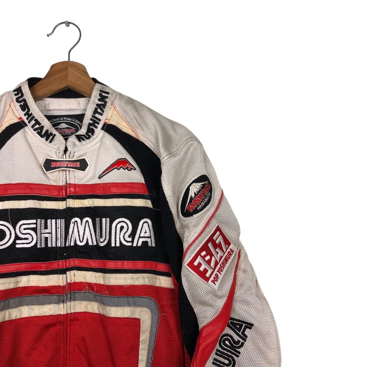 Vintage 📌Vintage Biker Jacket Racing Wear Rider Kushitani Hamamatsu Size US L / EU 52-54 / 3 - 7 Thumbnail