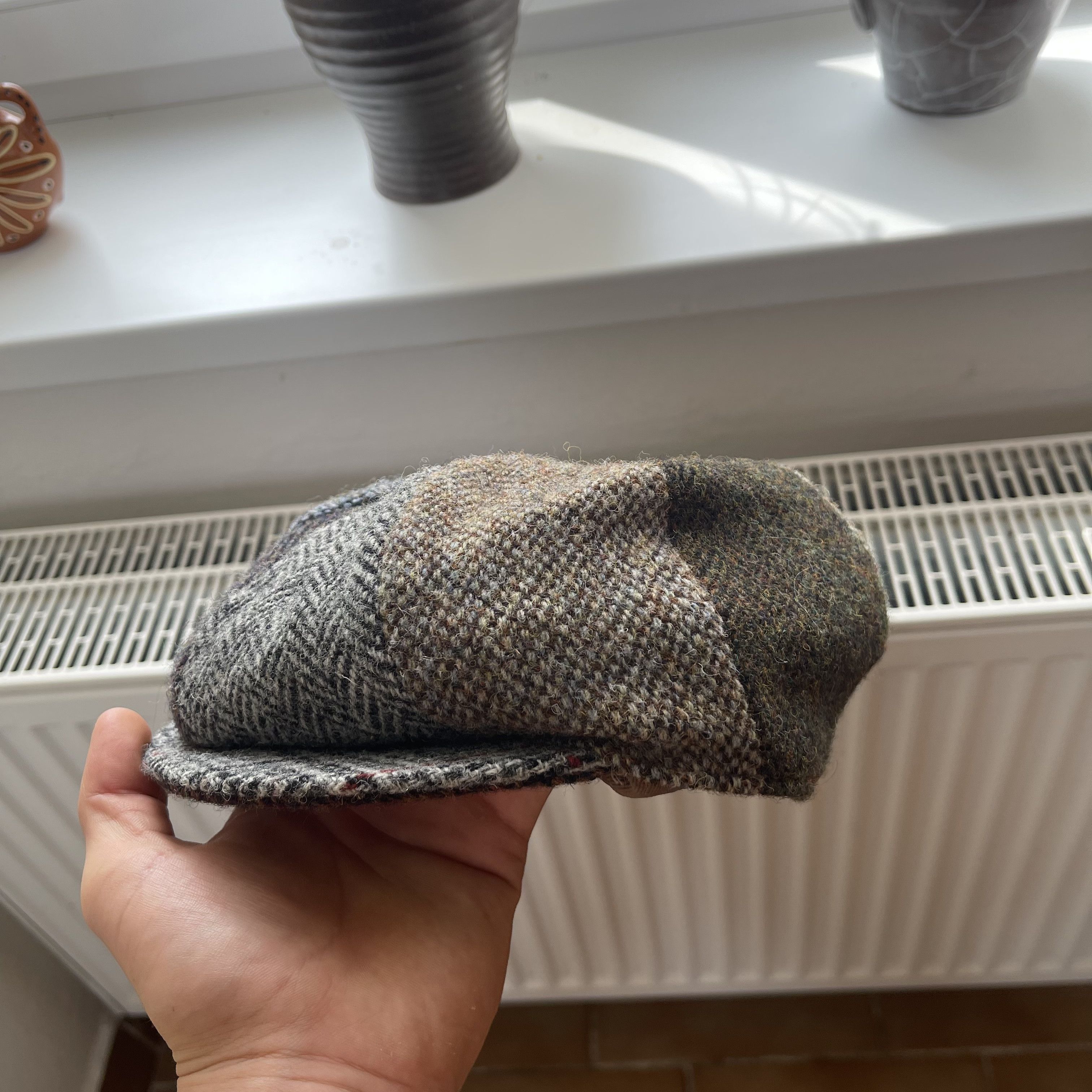 Harris Tweed × Vintage Vintage Y2K Harris Tweed Cap Streetwear Size L Size ONE SIZE - 1 Thumbnail