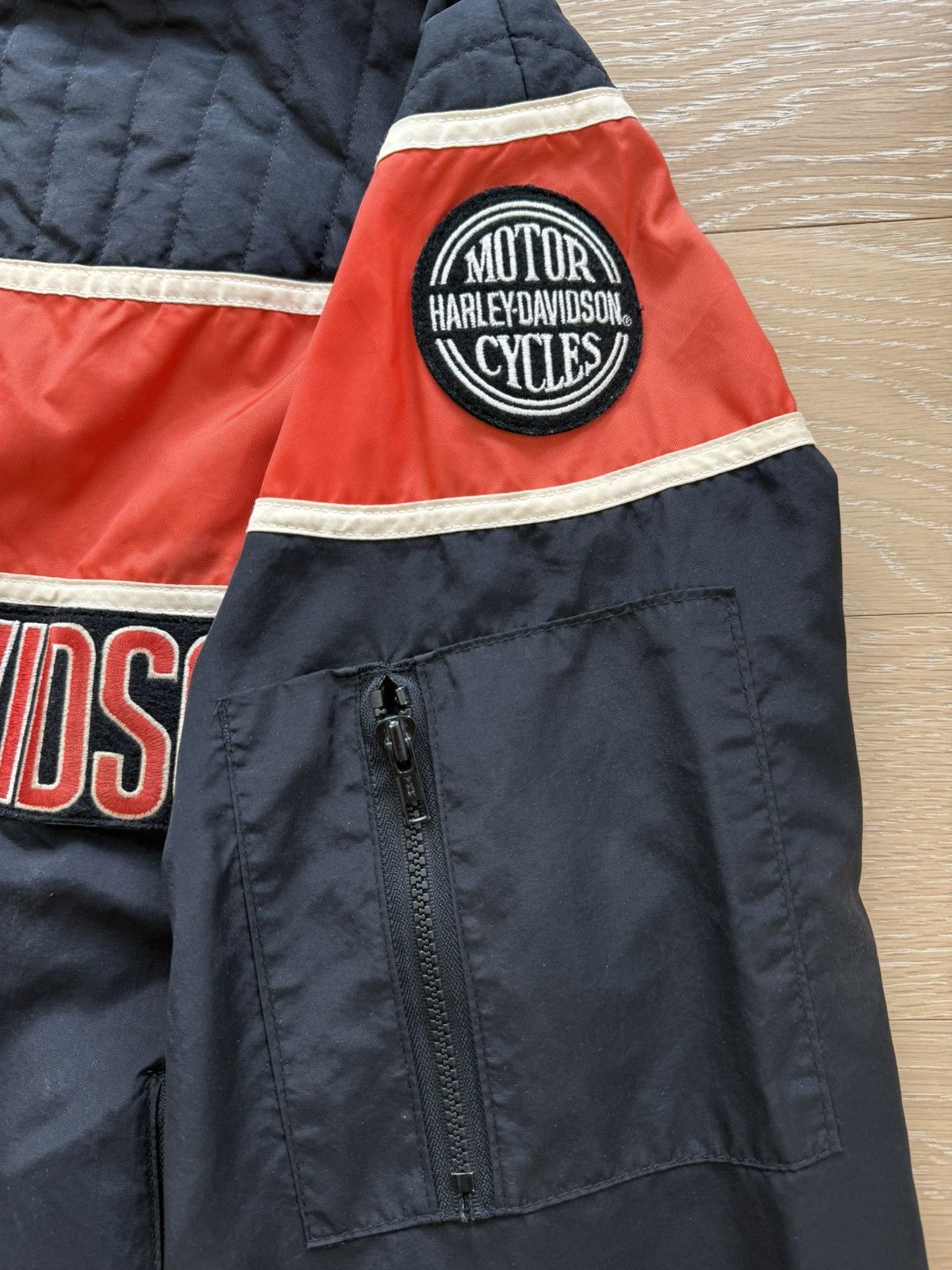 Harley Davidson Vintage Harley Davidson Motorcycles Racing Jacket Size US XXL / EU 58 / 5 - 6 Thumbnail