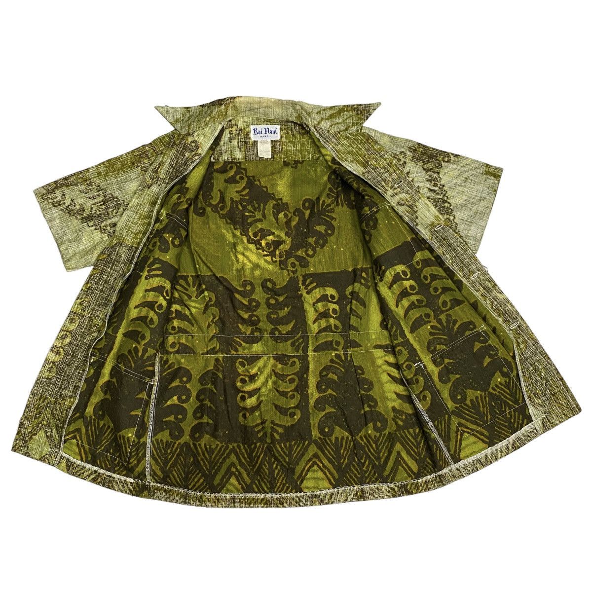 Vintage Kai Nani Made in Hawaii 4pocket metal button shirt Size US M / EU 48-50 / 2 - 7 Thumbnail