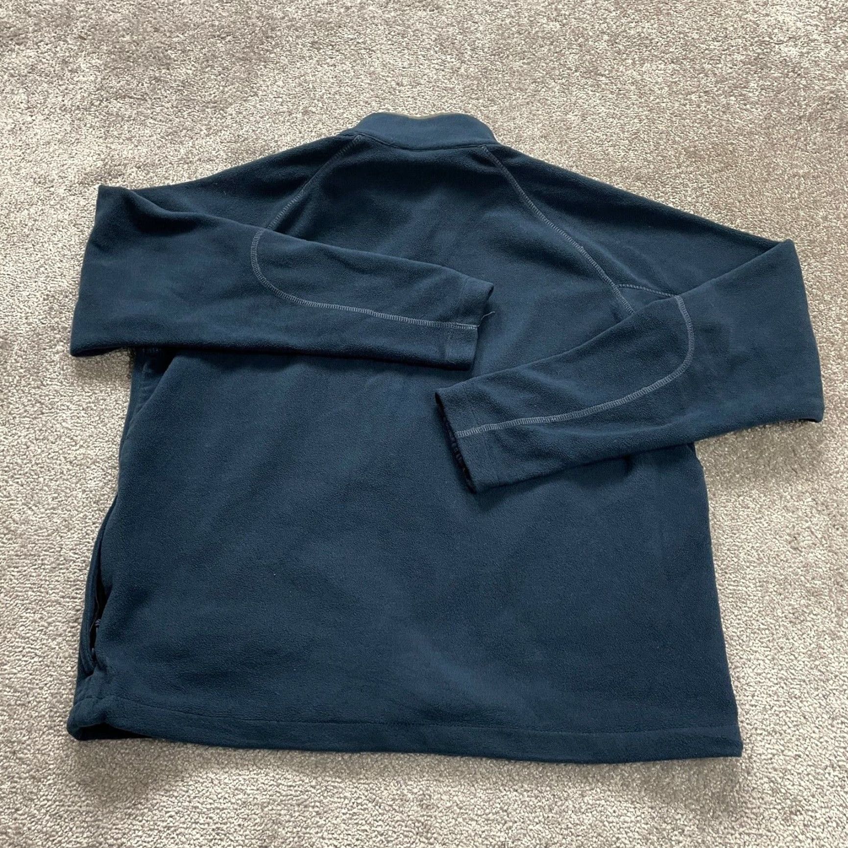 Vintage Columbia Jacket Adult L Mens Blue Fleece Full Zip Pockets Mock Neck Western Trek Size US L / EU 52-54 / 3 - 2 Thumbnail