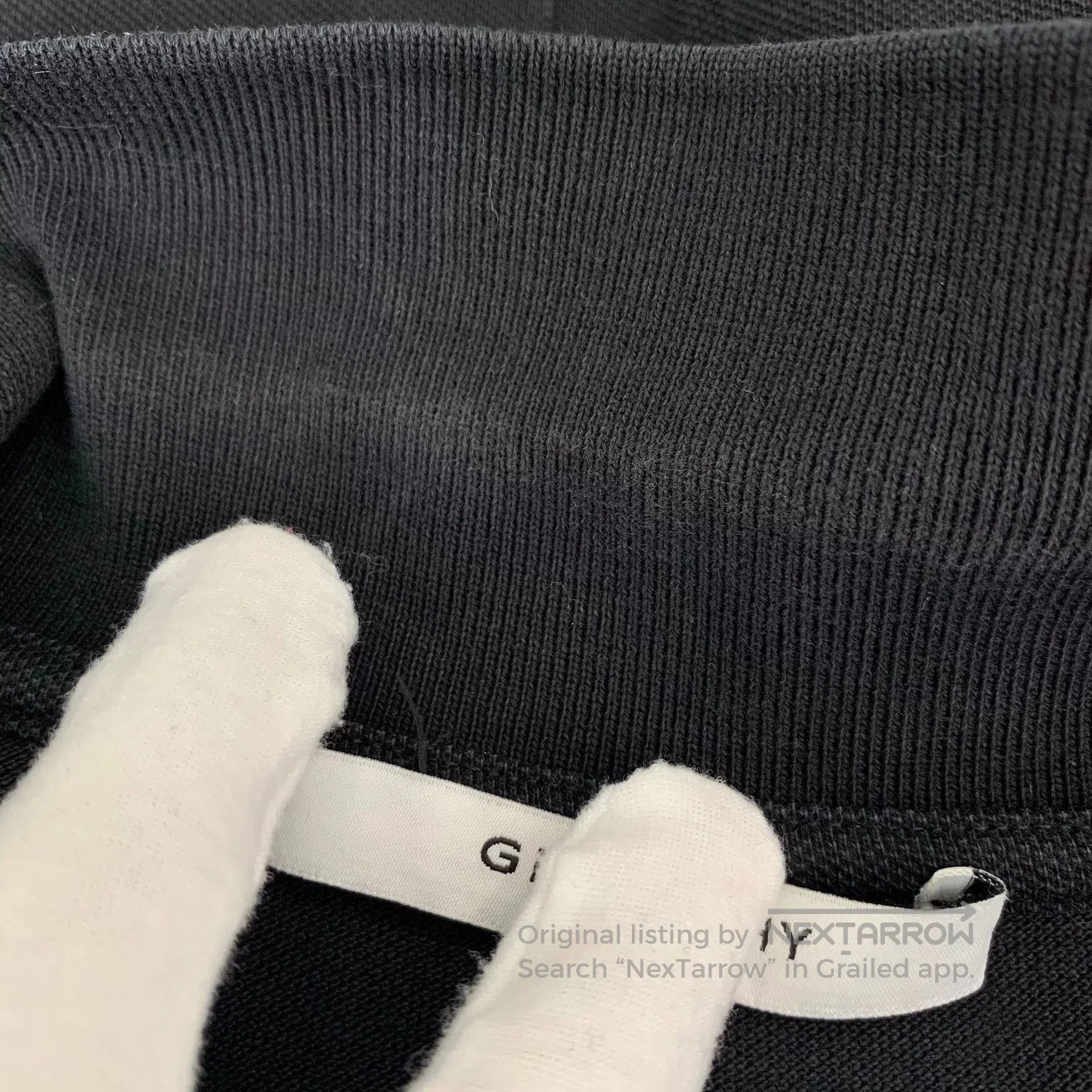 Givenchy Givenchy Black Ring Zip Cotton Polo Shirt. Size US XS / EU 42 / 0 - 8 Thumbnail