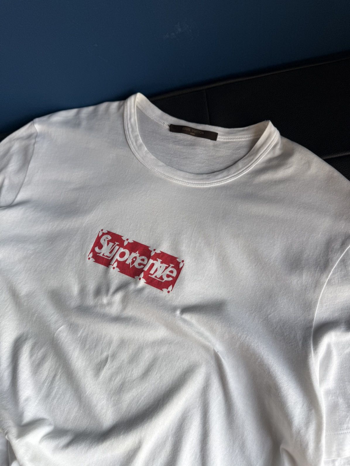 Louis Vuitton LV x Supreme Box Logo Shirt Size US L / EU 52-54 / 3 - 3 Thumbnail