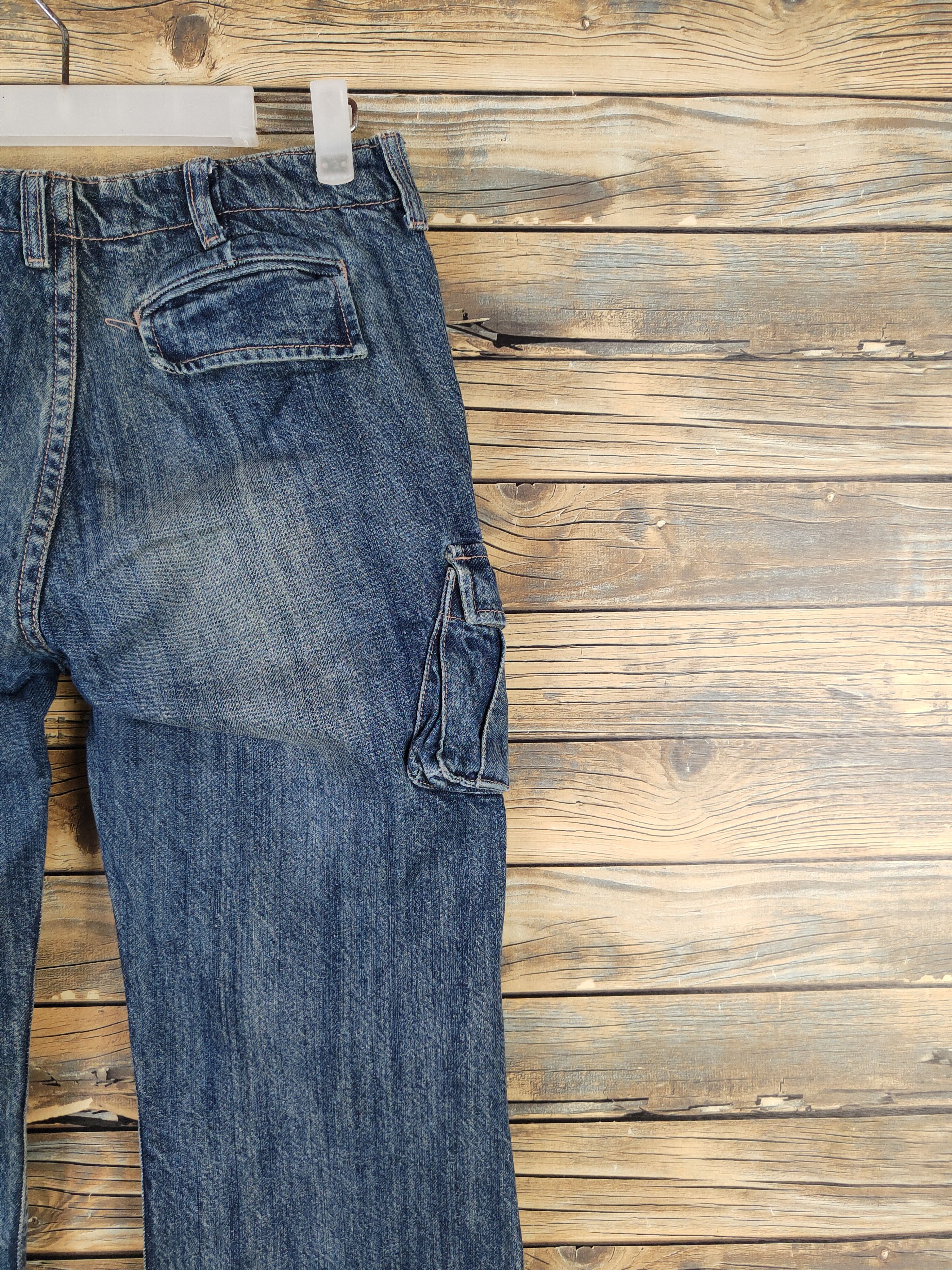 Japanese Brand DL Japan vintage Blue Distressed Ripped denim Jeans #191 Size US 28 / EU 44 - 10 Thumbnail
