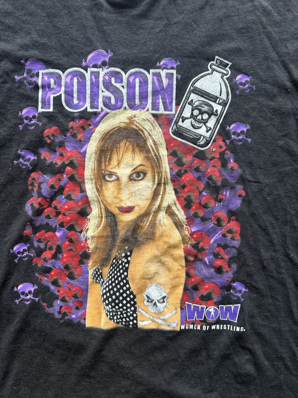 Vintage Women Of Wrestling “Got Poison ?” Tee! | Grailed