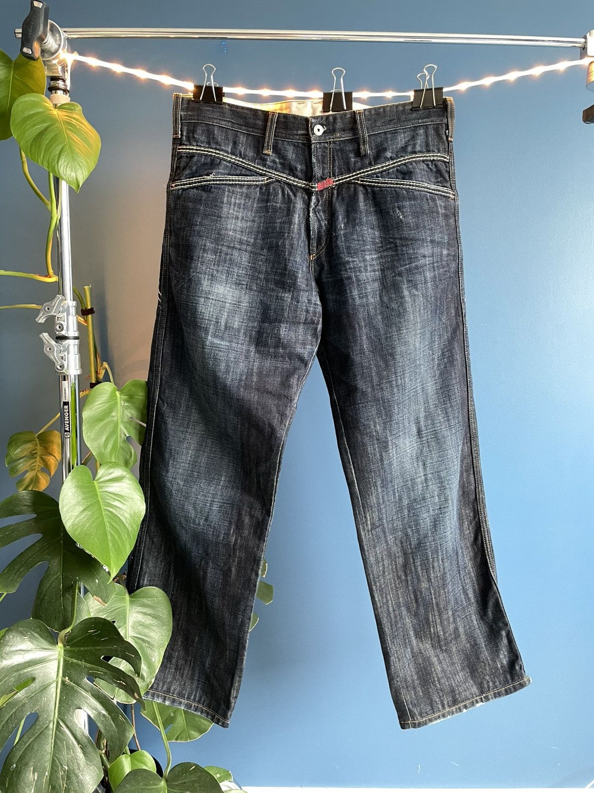 Marithe + Francois Girbaud Marithe Francois Girbaud Wide Jeans Size US 36 / EU 52 - 2 Thumbnail