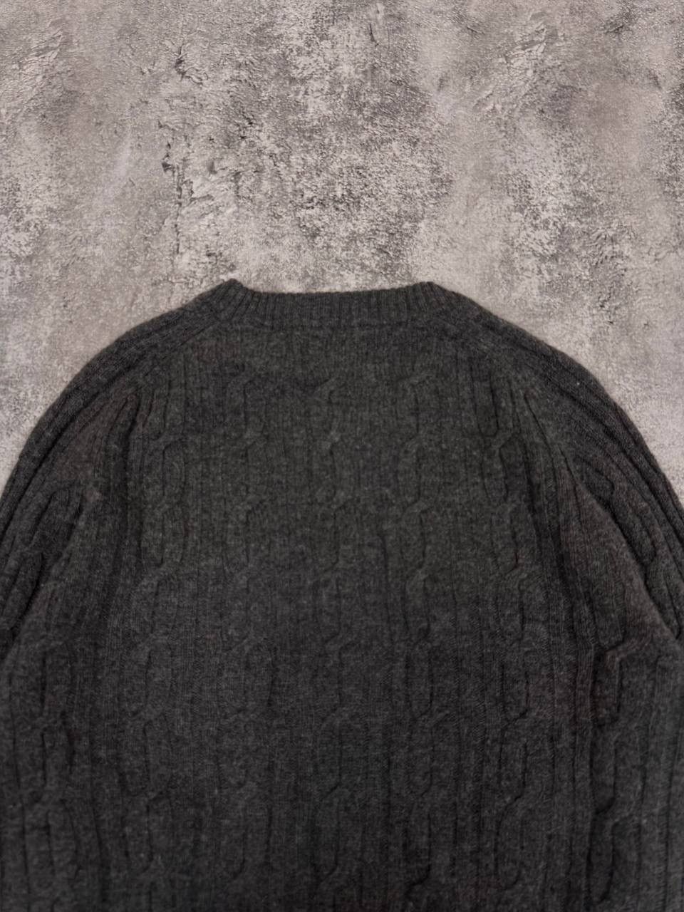 Gant GANT Men's Grey Cable Knit Sweater Size M Size US M / EU 48-50 / 2 - 6 Thumbnail
