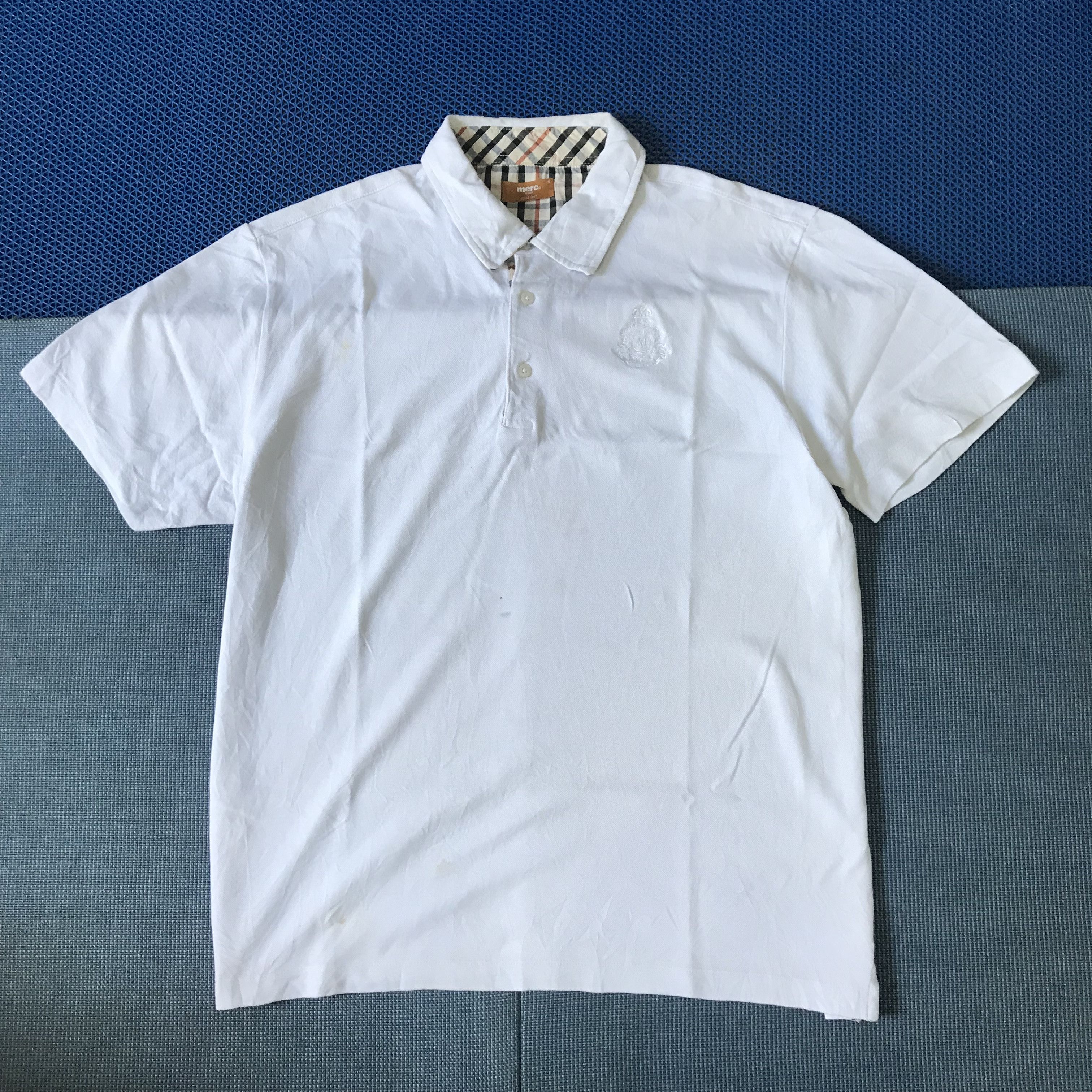 Merc Merc London White Polo Shirt Off White basic Size L Size US L / EU 52-54 / 3 - 7 Thumbnail