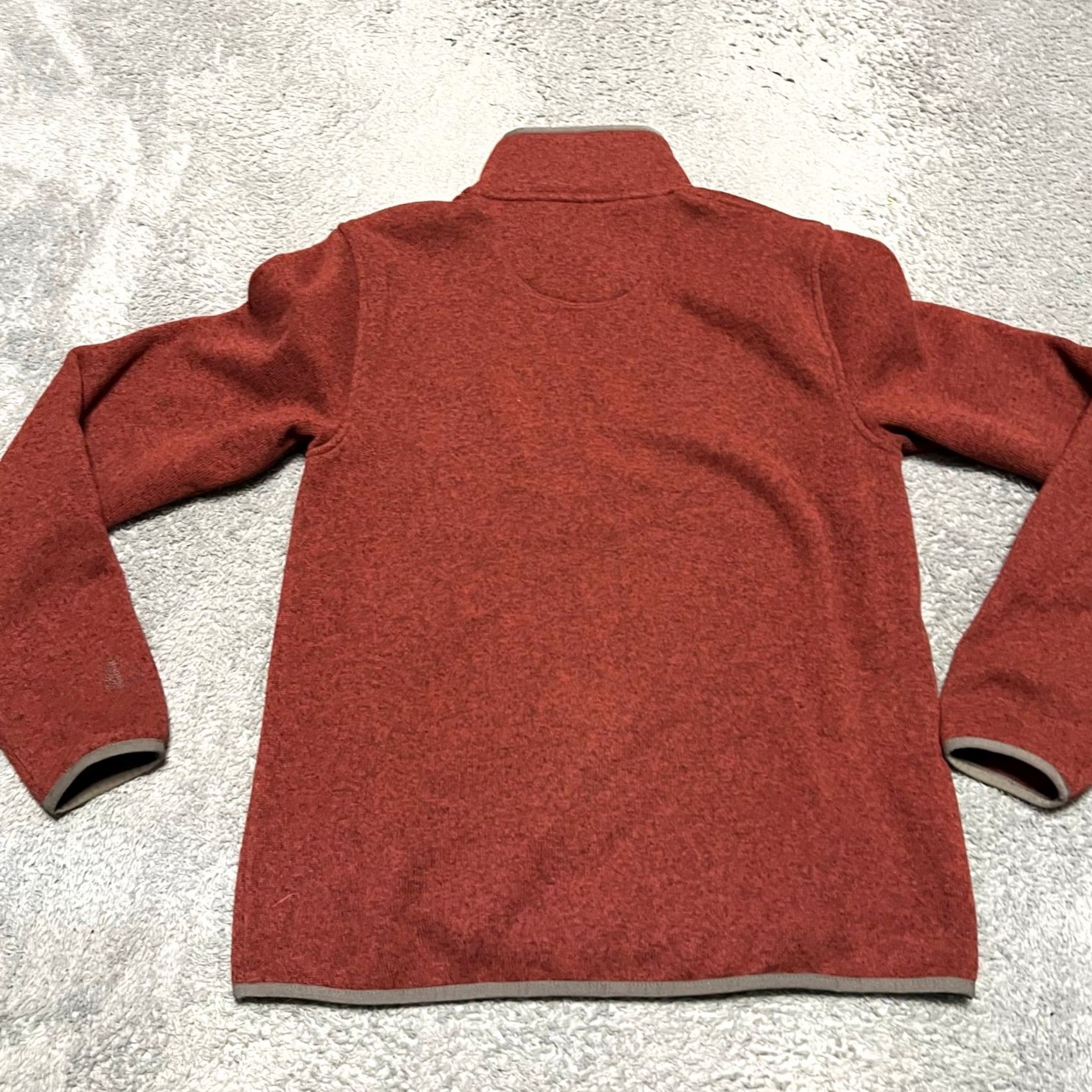 Vintage L.L. Bean Snap Fleece Mens Small Pullover Red Sweatshirt Sweater 298050 Size US S / EU 44-46 / 1 - 3 Thumbnail