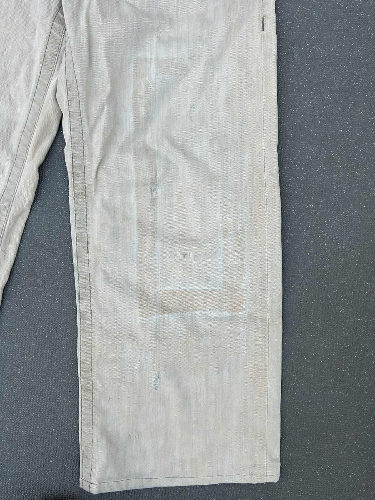 Emporio Armani Emporio Armani distressed super baggy faded tea denim pants Size US 31 - 5 Thumbnail