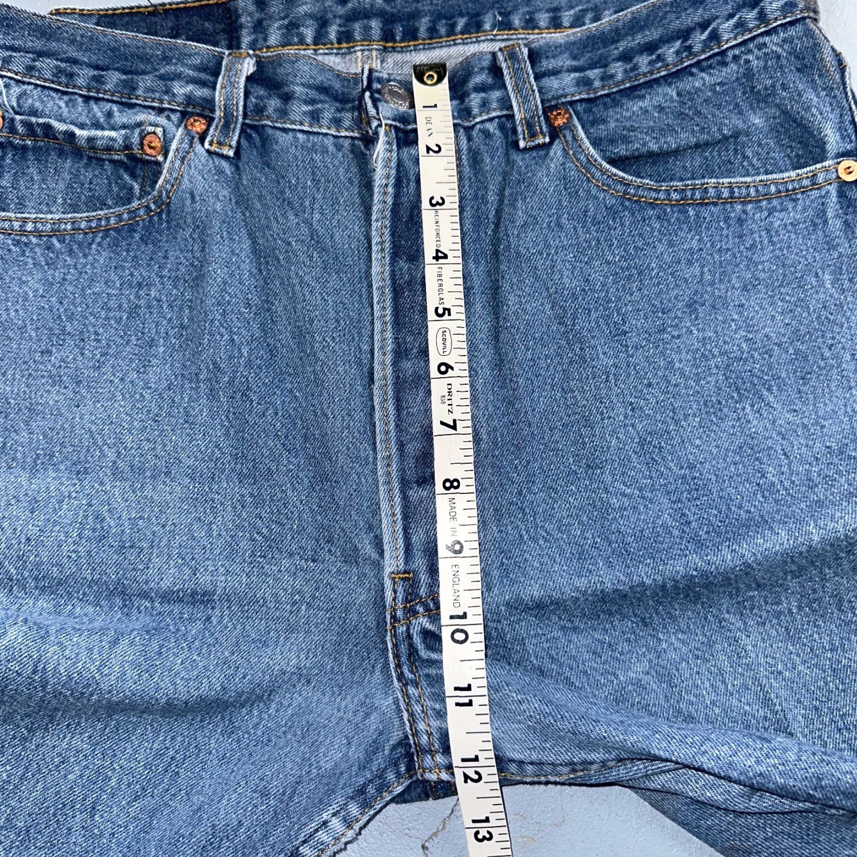 Levi's VINTAGE Levi's 501 Jeans USA 90s Straight Leg Blue Cotton Denim 36x32 Regular Mens 5-Pocket Size US 36 / EU 52 - 6 Thumbnail