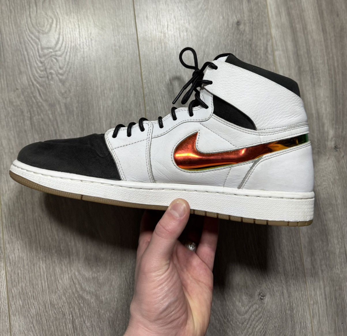 Jordan Brand × Nike Jordan 1 Retro Nouveau Dunk From Above - Size 12.5 Size US 12.5 / EU 45-46 - 10 Thumbnail