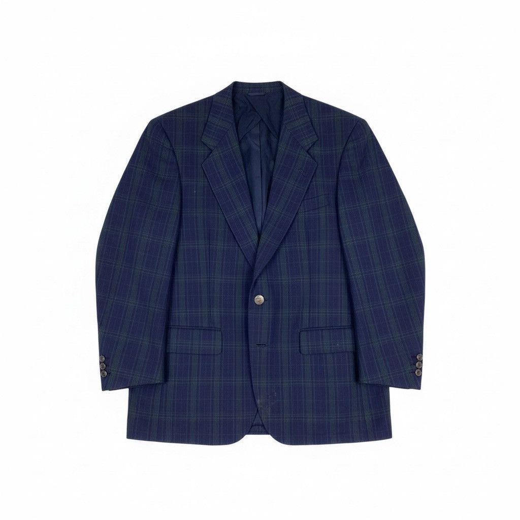 Balenciaga Paris Casual Blazer Flannel Design - Medium Size