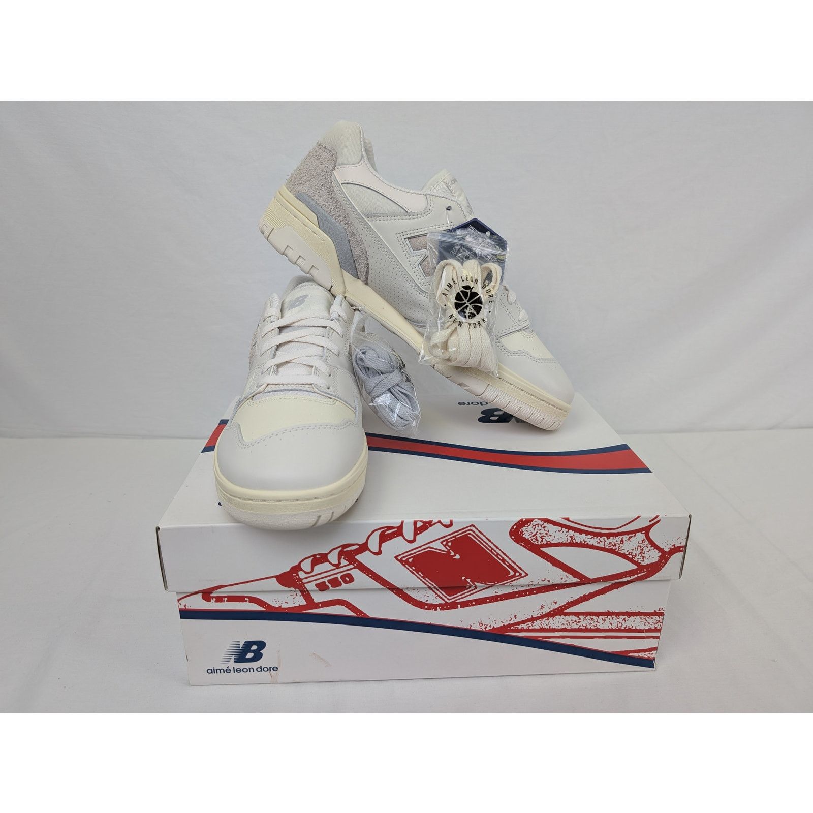 Aime Leon Dore × New Balance o1rshd1 Q:4 / 550 Sneakers in Multicolor Size US 9 / EU 42 - 16 Thumbnail