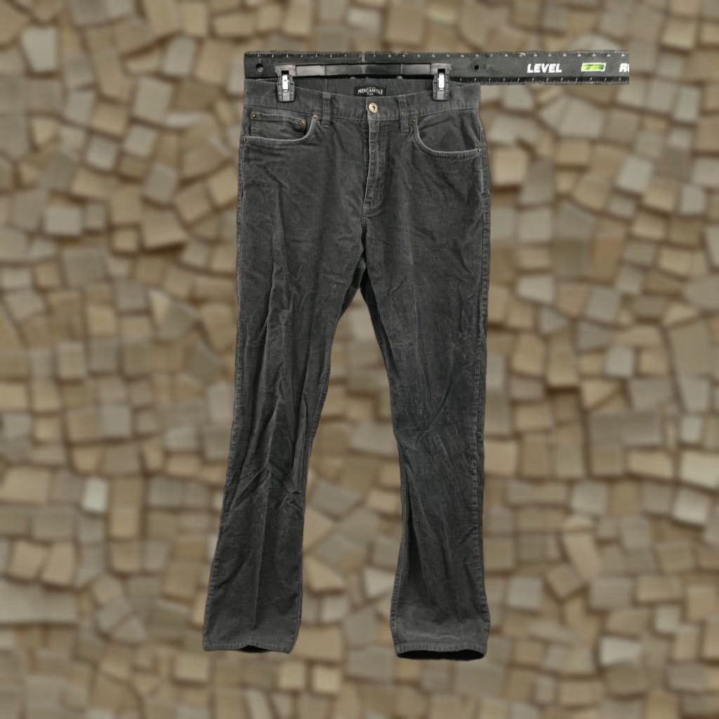 J.Crew J.CREW Mercantile Slim Straight Corduroy Pants Mens Gray 31x32 Jeans Shirt?? Size US 31 - 1 Thumbnail