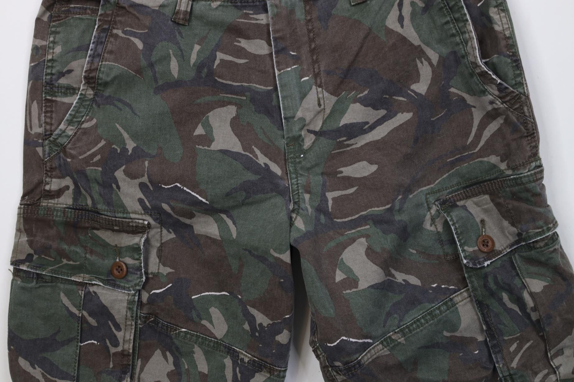 American Eagle Outfitters Vintage Y2K American Eagle Outfitters Heavy Cargo Shorts Size US 33 - 3 Thumbnail