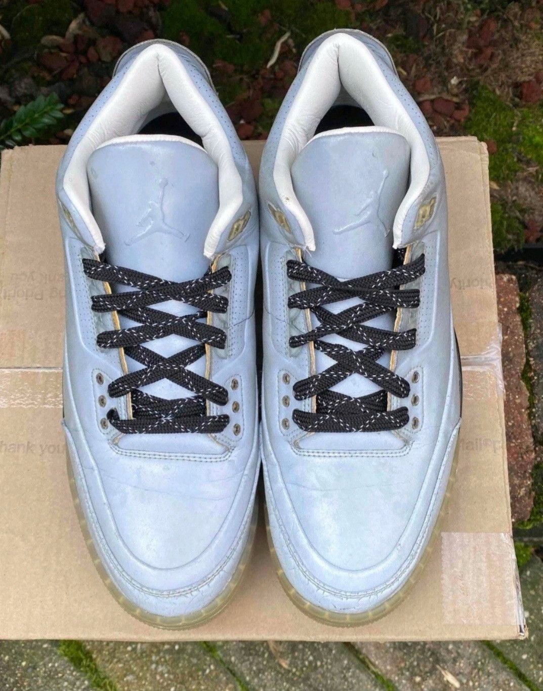 Jordan Brand Nike Air Jordan Retro 3 5Lab3 Reflective Silver Size 9.5 Men Size US 9.5 / EU 42-43 - 5 Thumbnail