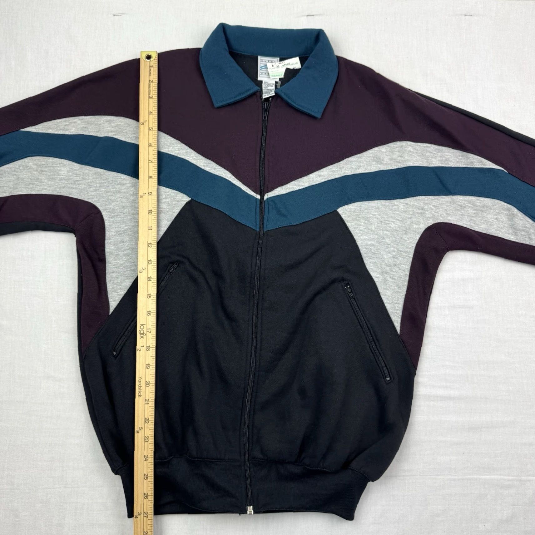 Vintage VINTAGE Clear Creek Sweatshirt Jacket Adult Medium Zip 80s Solid Men Size US M / EU 48-50 / 2 - 6 Thumbnail