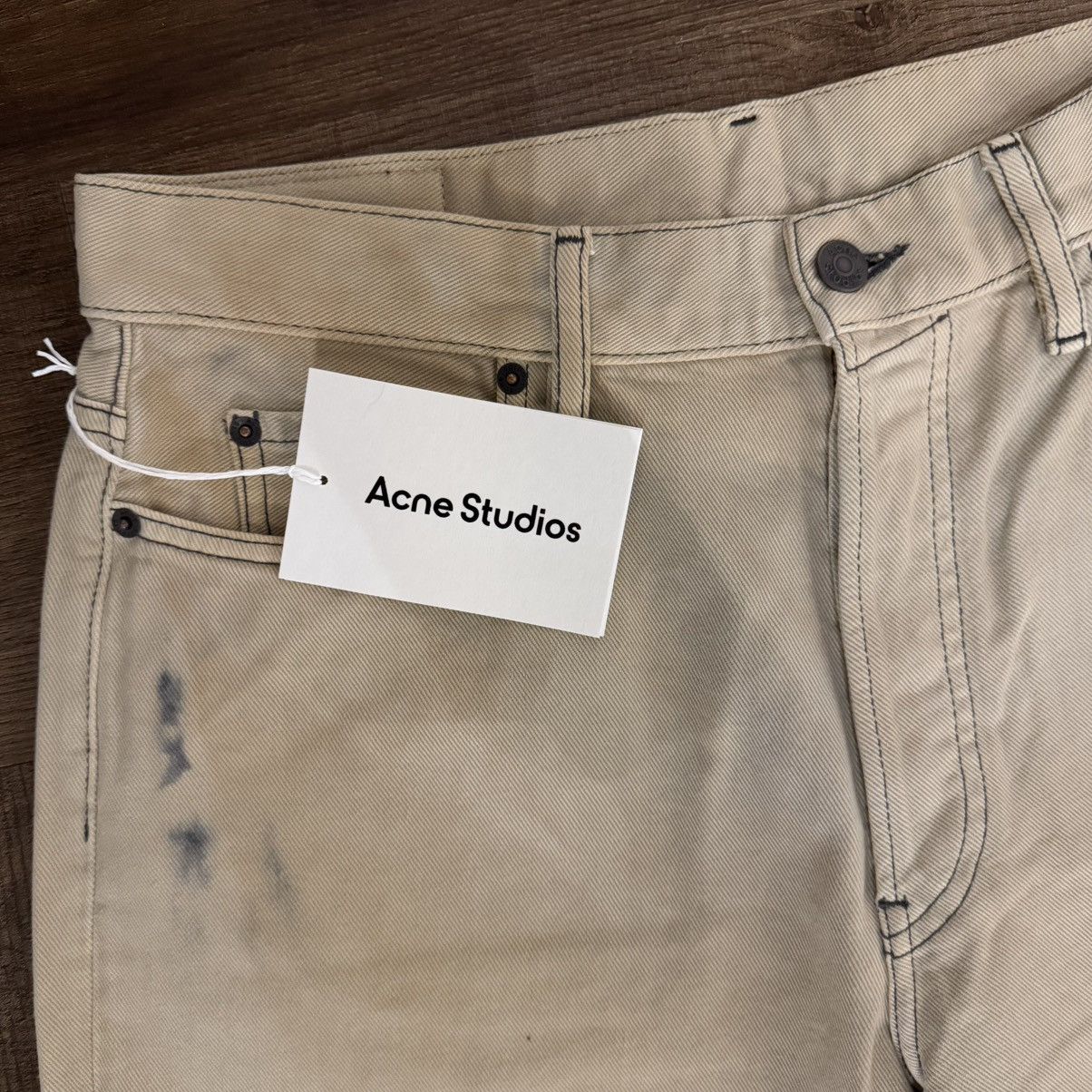 Acne Studios Acne Studios 1981M FN Smokey Jeans Beige/Black Size US 33 - 2 Thumbnail