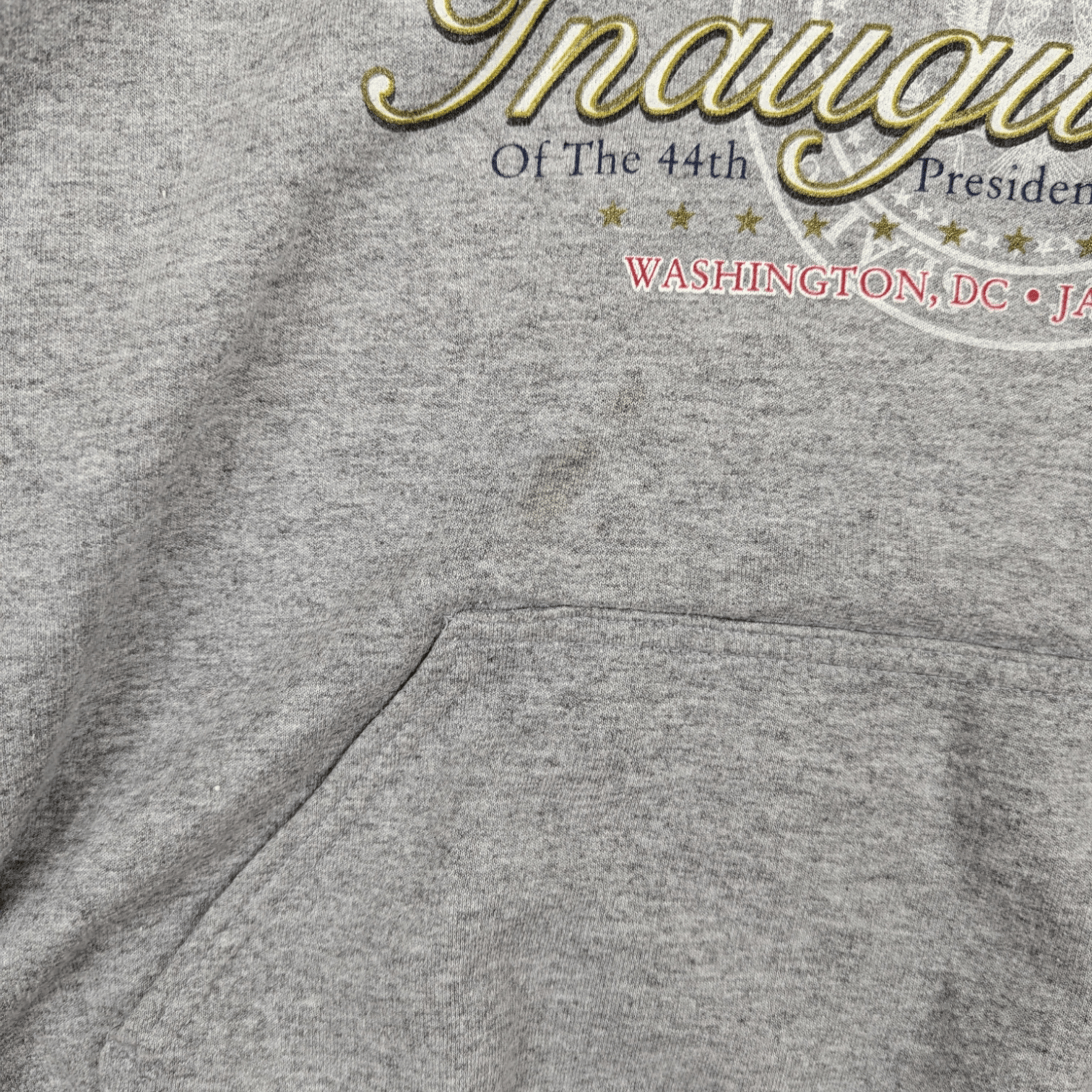 Gildan BARACK OBAMA First Inauguration 2009 Hoodie Size US XL / EU 56 / 4 - 9 Thumbnail
