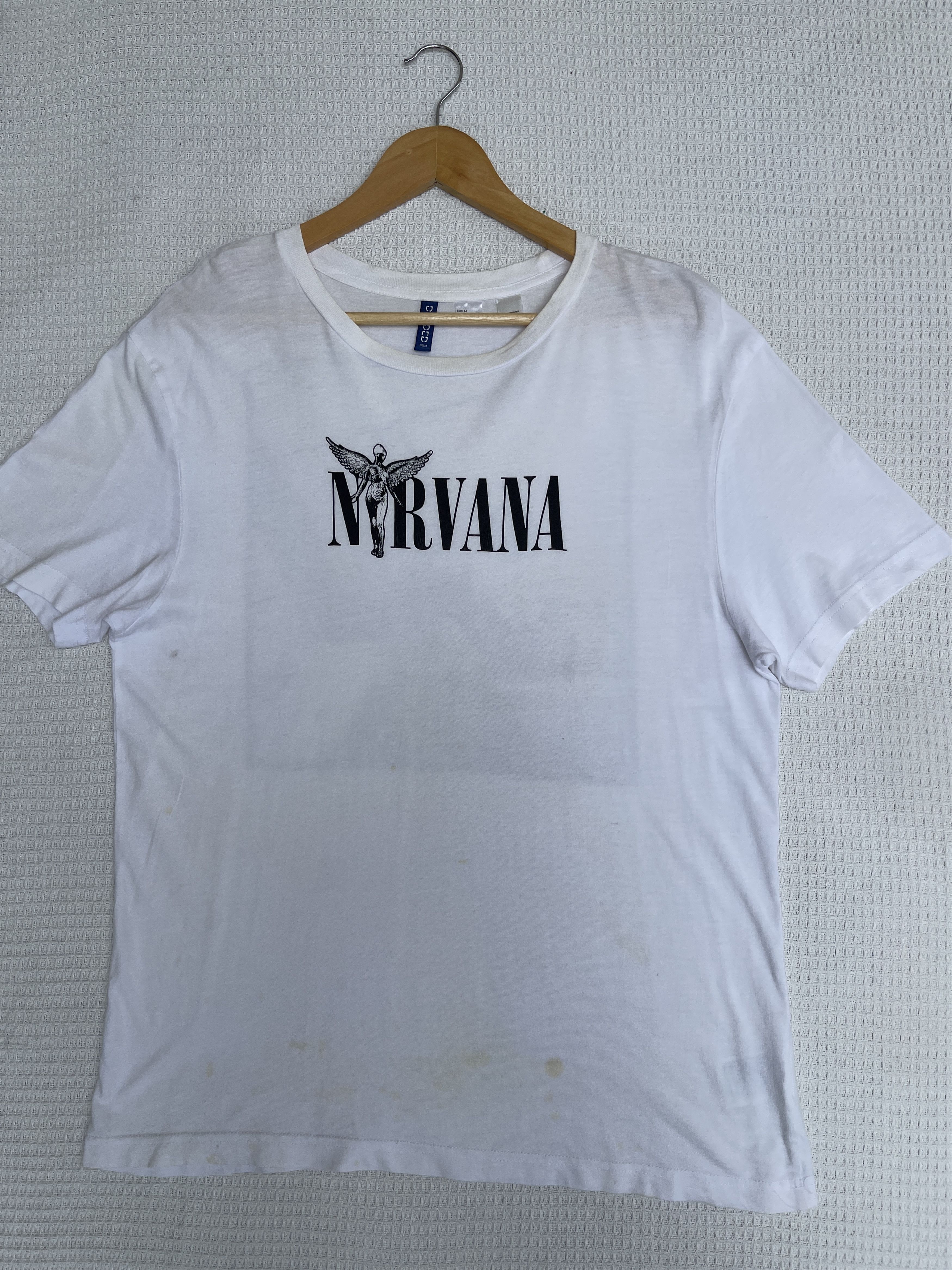 Band Tees × Nirvana × Vintage Last Drop🔥Rare🔥Vintage Nirvana Band T-Shirt Size US M / EU 48-50 / 2 - 10 Thumbnail