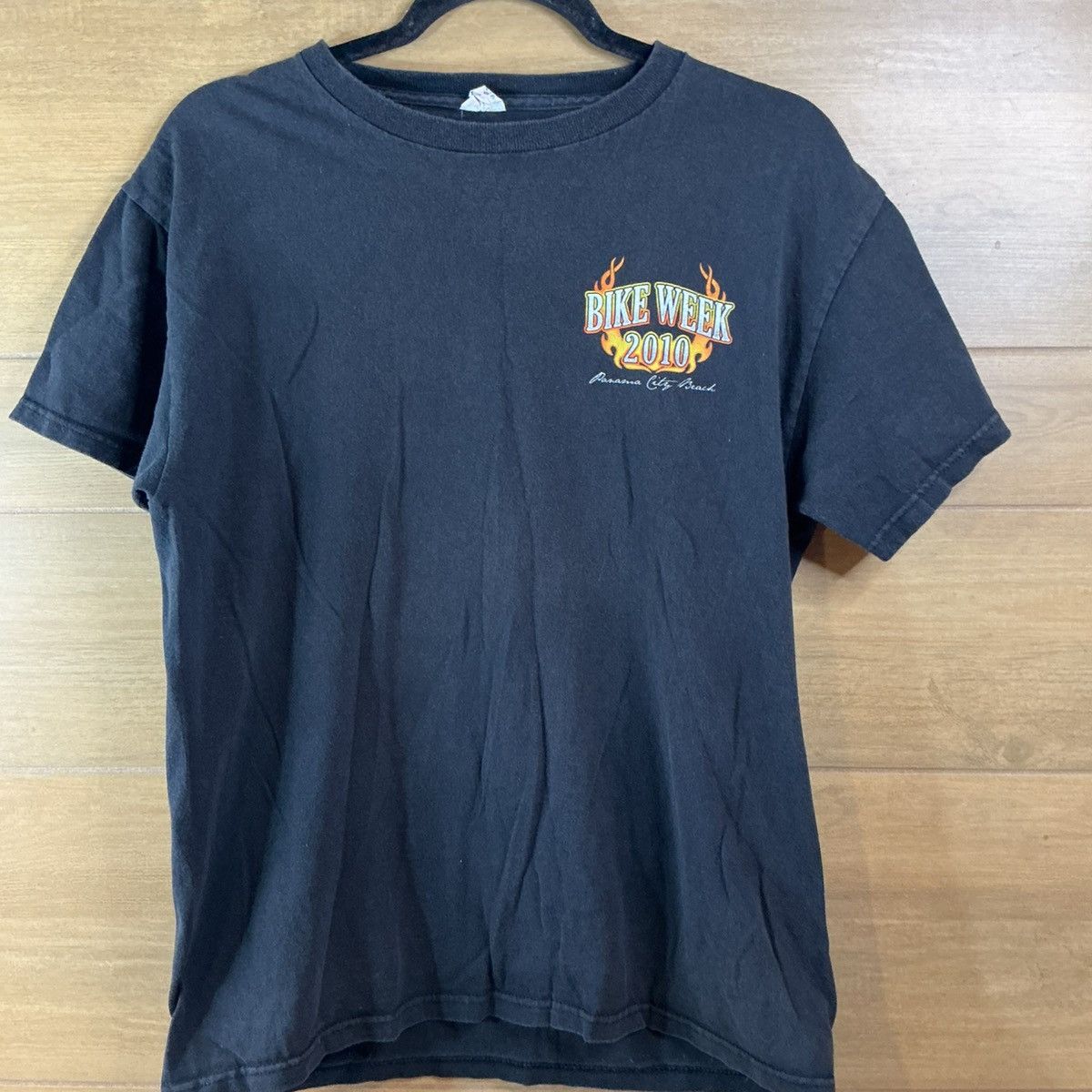 Delta Vintage Bike Week 2010 PCB Rolling Thunder Biker tee Mens S Size US S / EU 44-46 / 1 - 1 Thumbnail