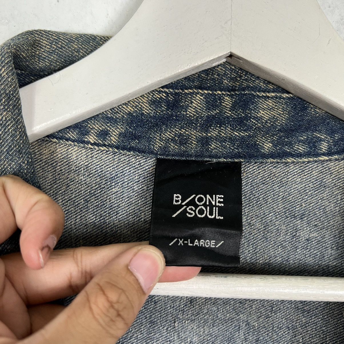 Japanese Brand 🔥 B ONE SOUL DYED DENIM TRUCKER JACKET Size US M / EU 48-50 / 2 - 13 Thumbnail