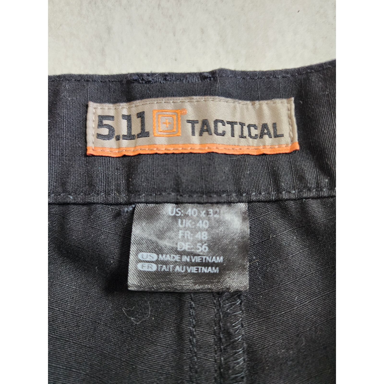 5.11 5.11 Taclite Pro Ripstop Tactical Pants Black 40x32 #74273 Size US 40 / EU 56 - 3 Thumbnail
