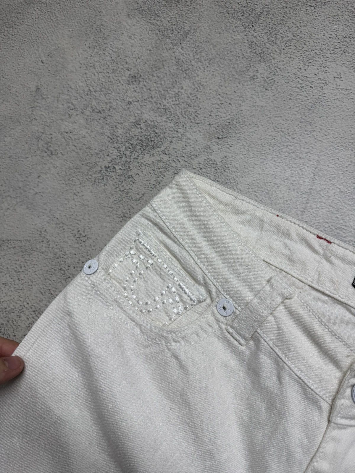 True Religion Vintage Y2k True Religion 🤍 USA Denim Jeans 90’s Size 34" / US 12 / IT 48 - 16 Thumbnail