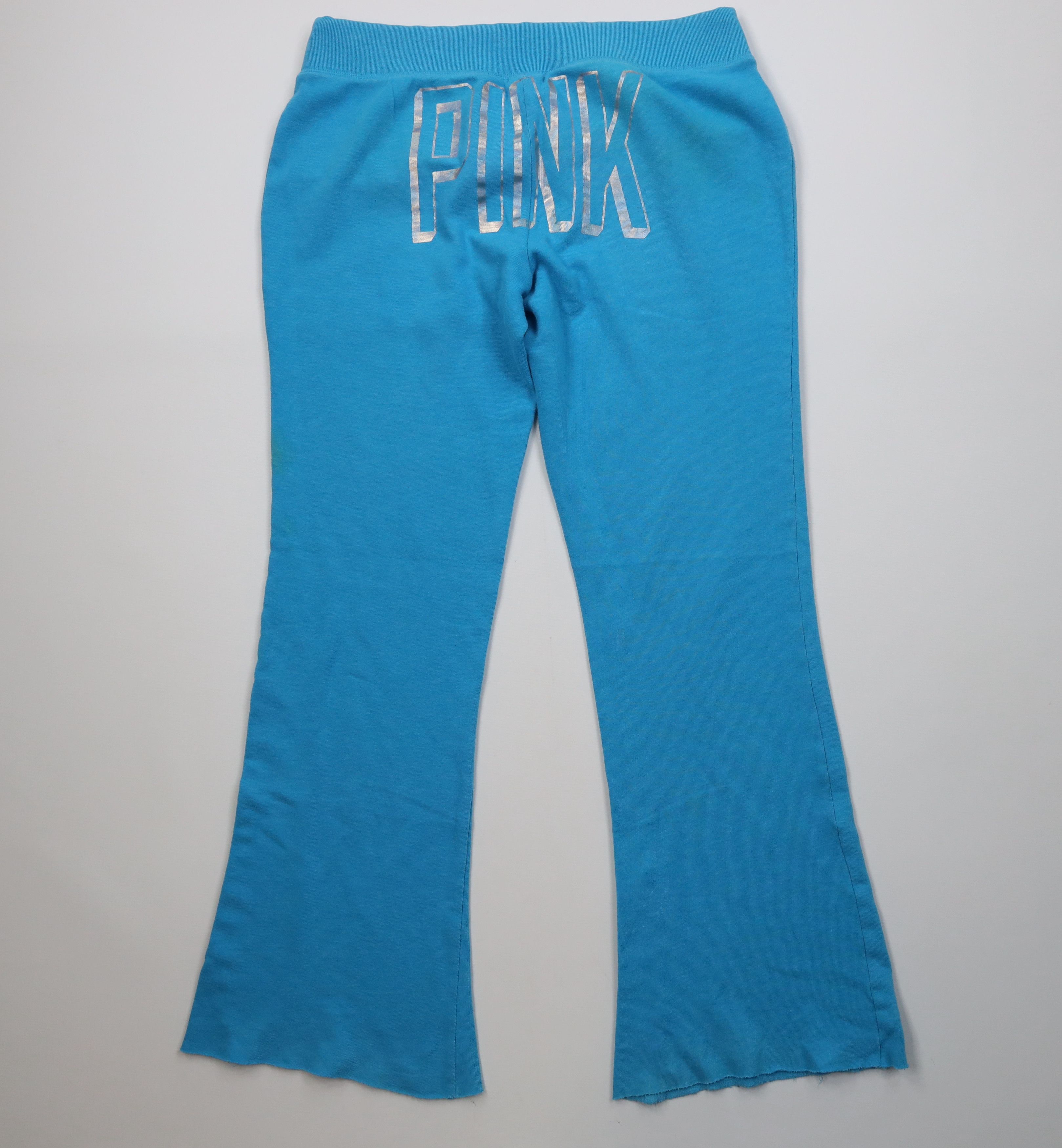 Victoria's Secret Vintage Y2K Pink Victoria's Secret Wide Leg Sweatpants Blue Size 34" / US 12 / IT 48 - 10 Thumbnail