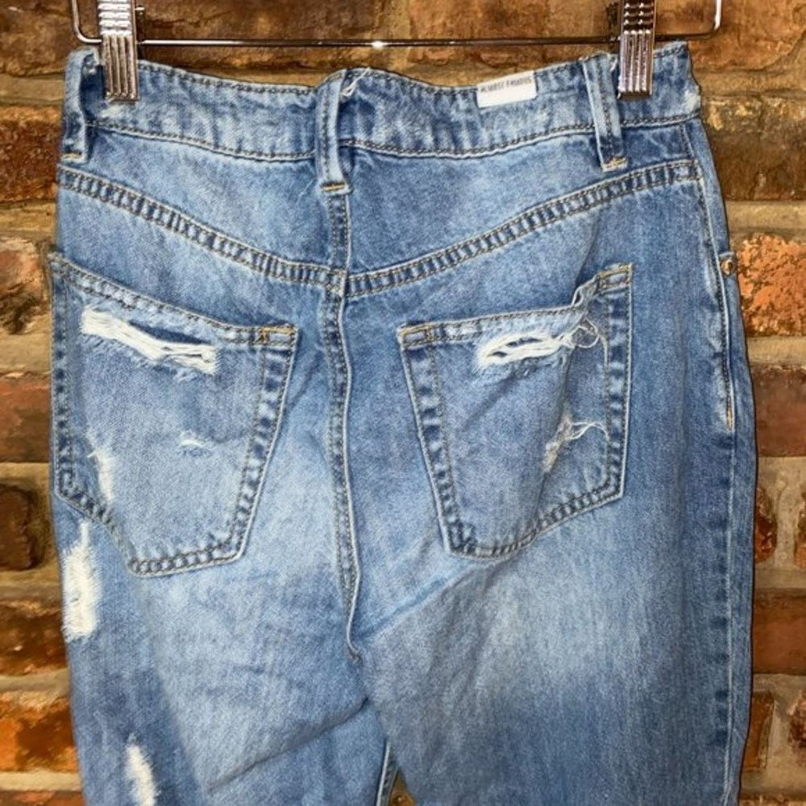 Almost Famous Almost Famous Distressed Denim Cropped Skinny Jeans 0 Size 25" / US 0 / IT 36 - 8 Thumbnail