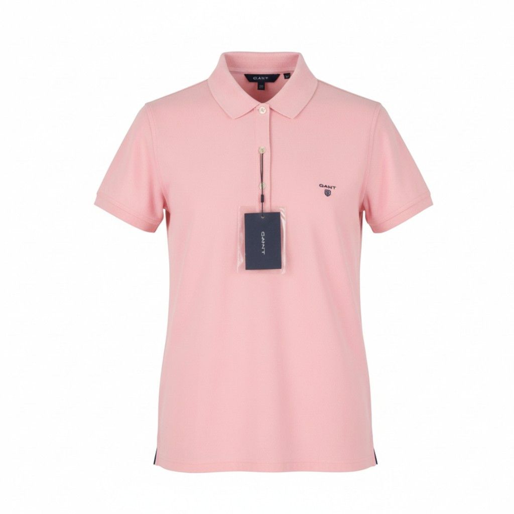 Gant SUMMER PIQUE XL Preppy Pink Textured Polo 87719 Size XL / US 12-14 / IT 48-50 - 1 Thumbnail