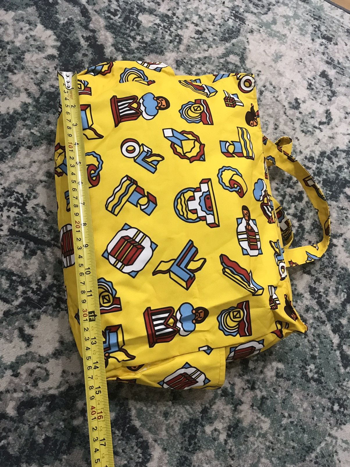 Bape Bape Bag 2010 Baby Milo Zip Nylon Tote Bag Size ONE SIZE - 9 Thumbnail