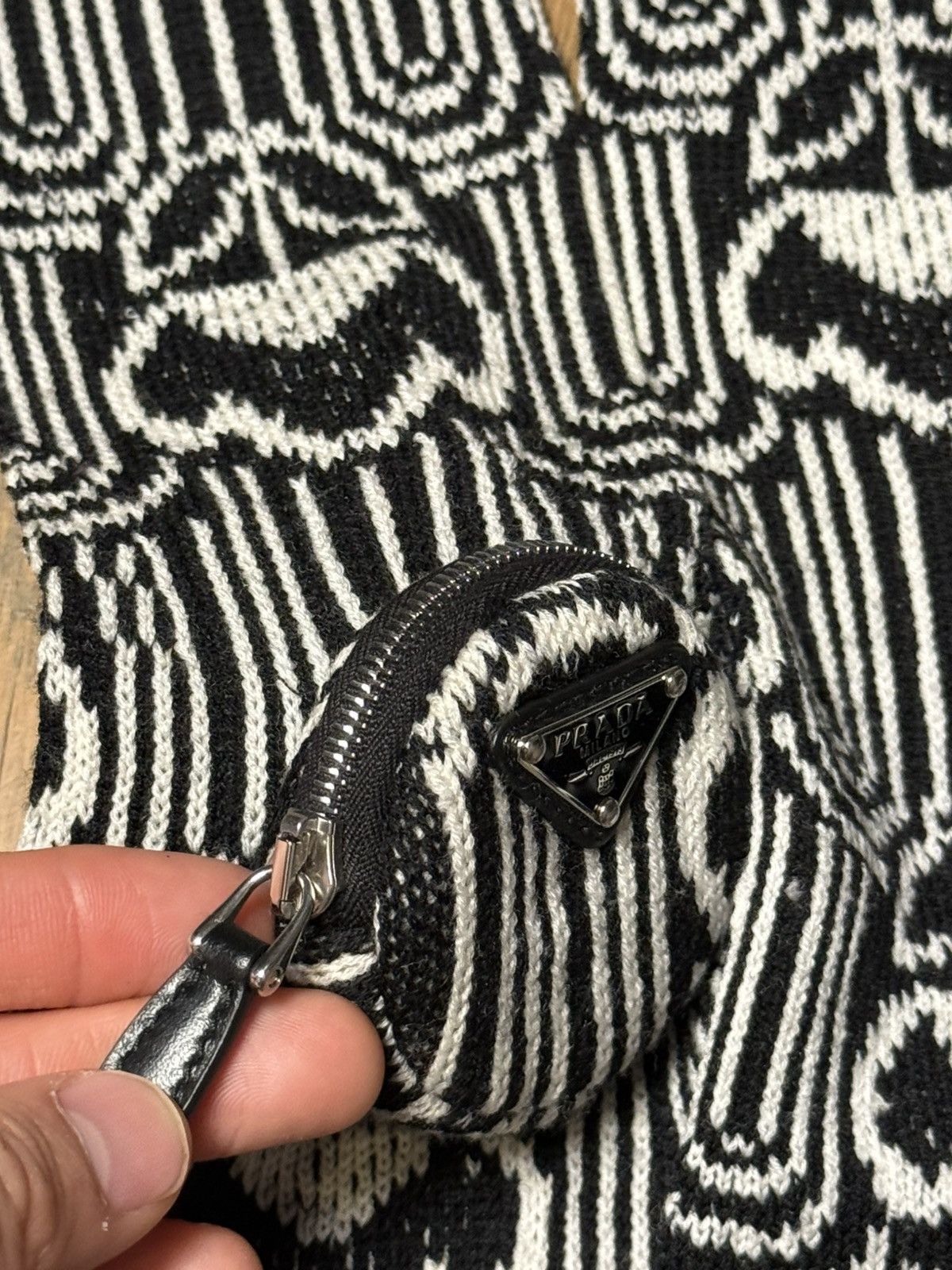 Prada Raf simons Prada FW2021 wool pocket gloves Size ONE SIZE - 4 Thumbnail