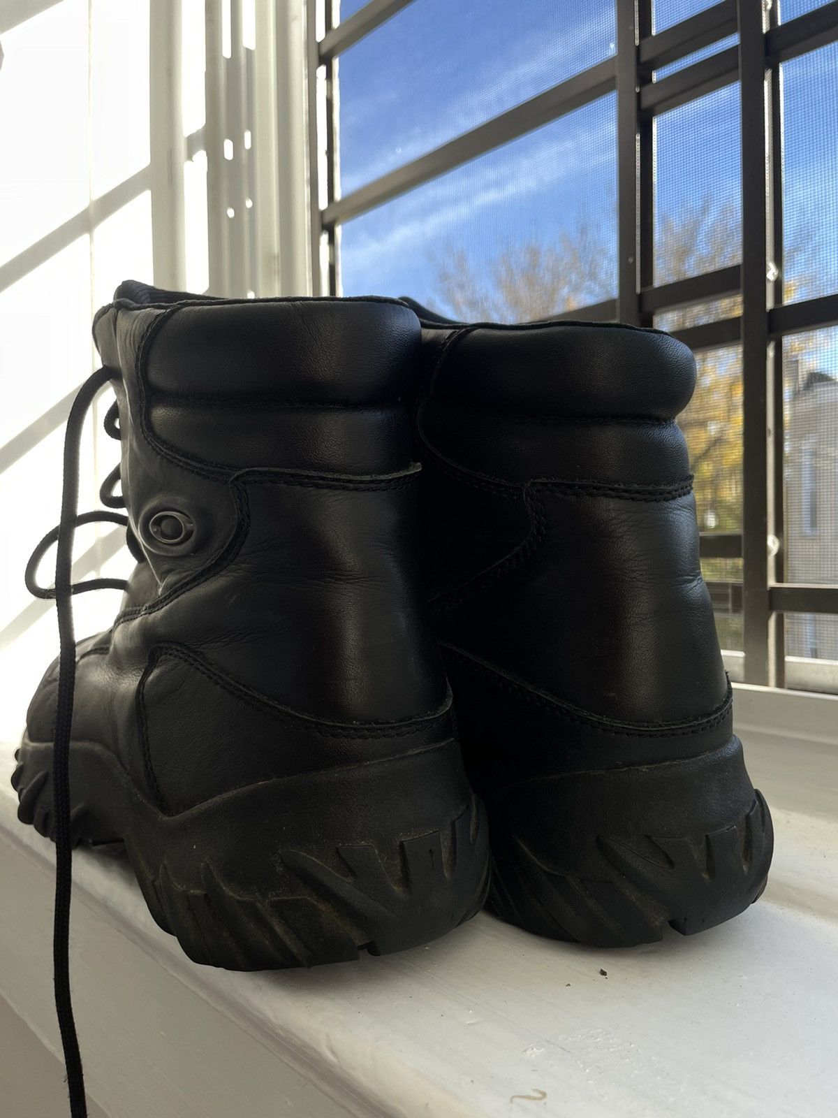 Oakley × Vintage Y2K Oakley Logo Combat Boots Size US 8.5 / EU 41-42 - 5 Thumbnail