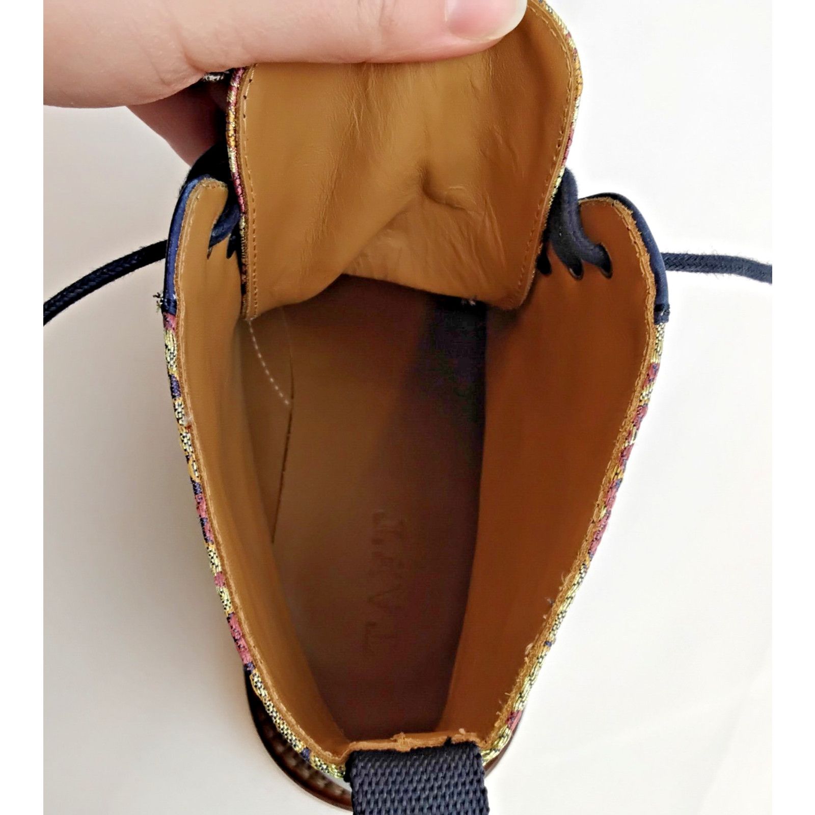 TAFT Taft Jacquard Kashmir Boots Men's EU 41 US 8.5 Blue Leather Size US 8.5 / EU 41-42 - 9 Thumbnail