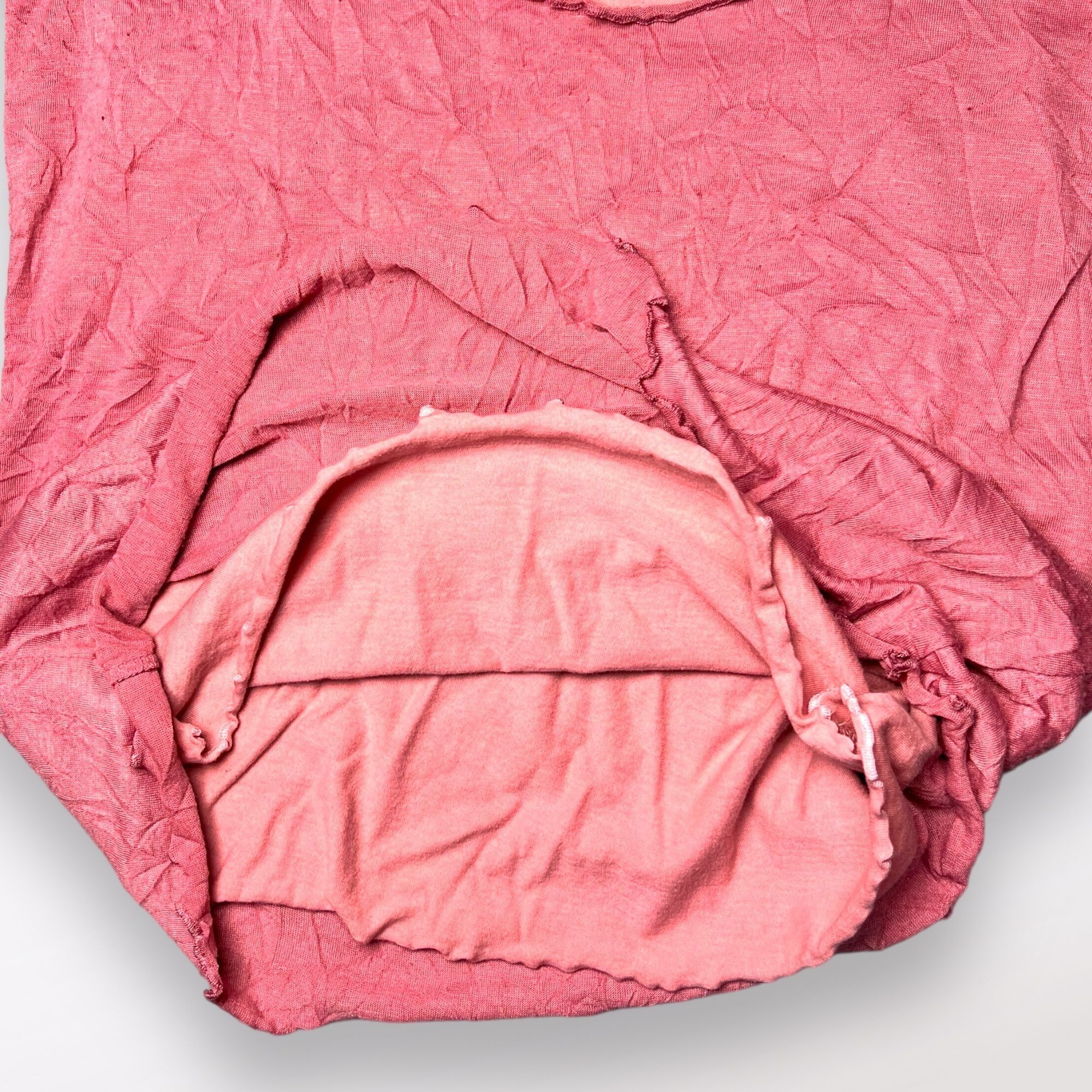 Designer Stamp 10 Short Sleeve Top Layered Crinkled Medium ❗️FLAWED❗️ Size M / US 6-8 / IT 42-44 - 8 Thumbnail