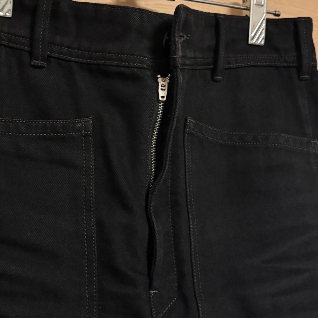 Lemaire LEMAIRE DENIM SAILOR PANTS Black 48 Size US 29 - 3 Thumbnail
