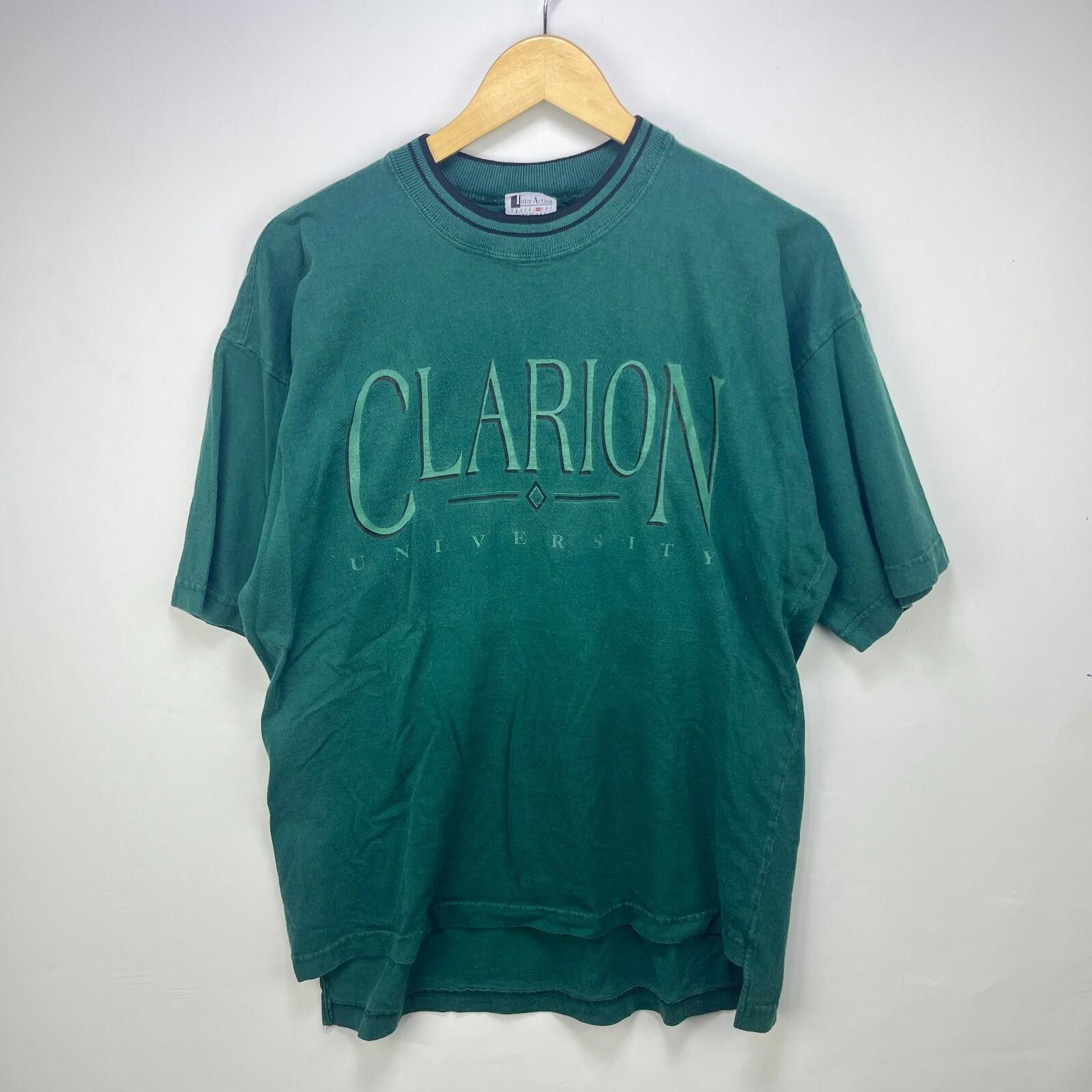 Vintage Vintage 90s Clarion University T Shirt Media Medium Size US M / EU 48-50 / 2 - 1 Thumbnail