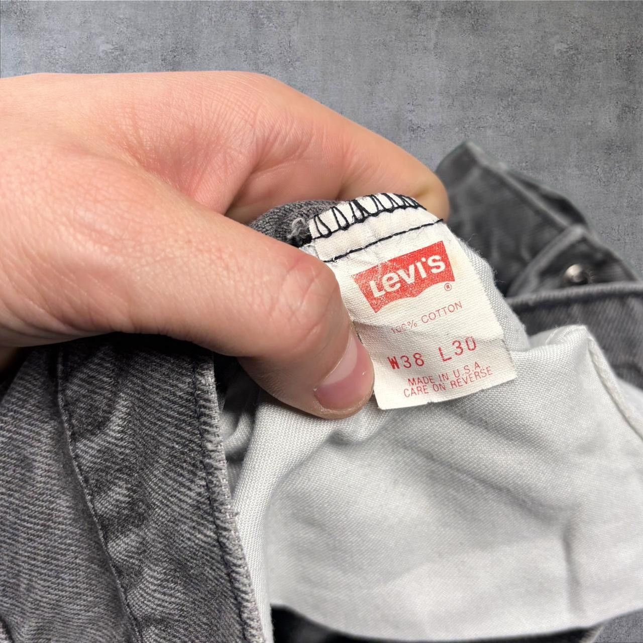 Levi's × Levi's Vintage Clothing × Vintage Vintage Made In USA Black 550 Levi’s Size US 36 / EU 52 - 4 Thumbnail