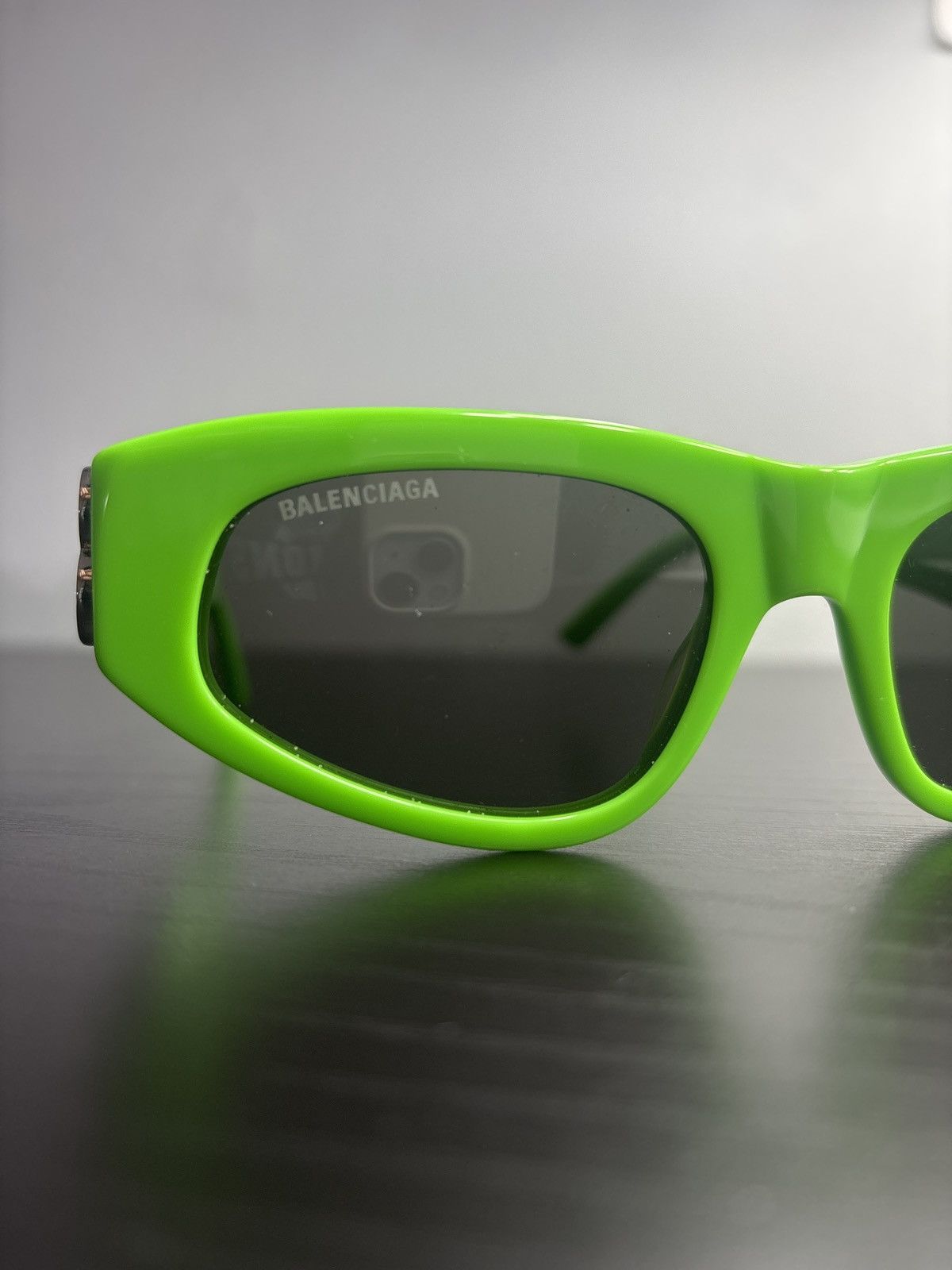 Balenciaga Balenciaga Green Sunglasses Size ONE SIZE - 5 Thumbnail