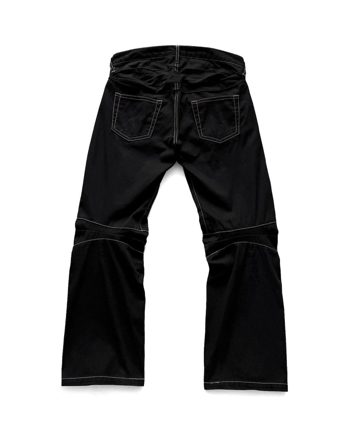 Junya Watanabe JUNYA WATANABE COMME des GARÇONS BLACK COTTON PANTS Size US 33 - 7 Thumbnail