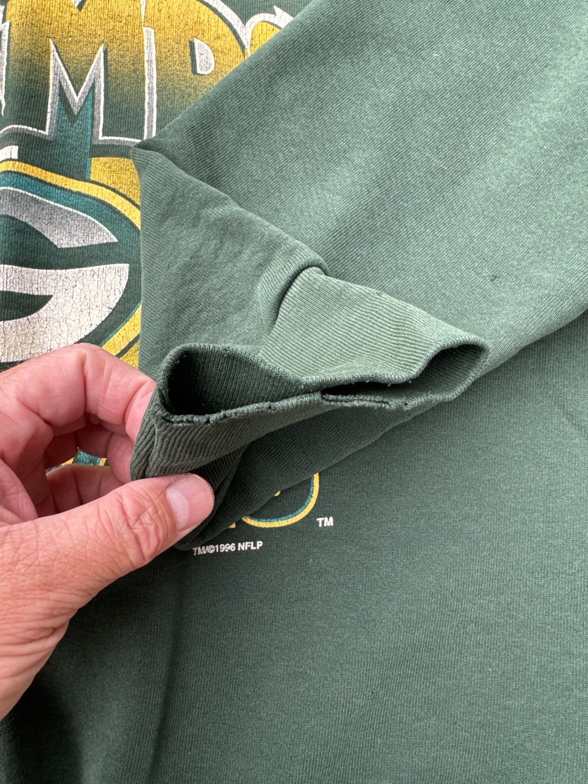 Pro Player Vintage 90s Green Bay Packers Pro Player Sweatshirt XL USA Size US XL / EU 56 / 4 - 12 Thumbnail