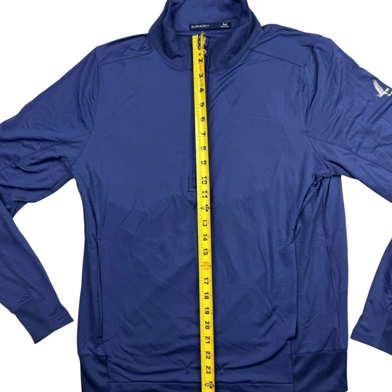 Vintage B Draddy Men's Performance 1/4 Zip L/S Jacket Blue Medium Size US M / EU 48-50 / 2 - 5 Thumbnail