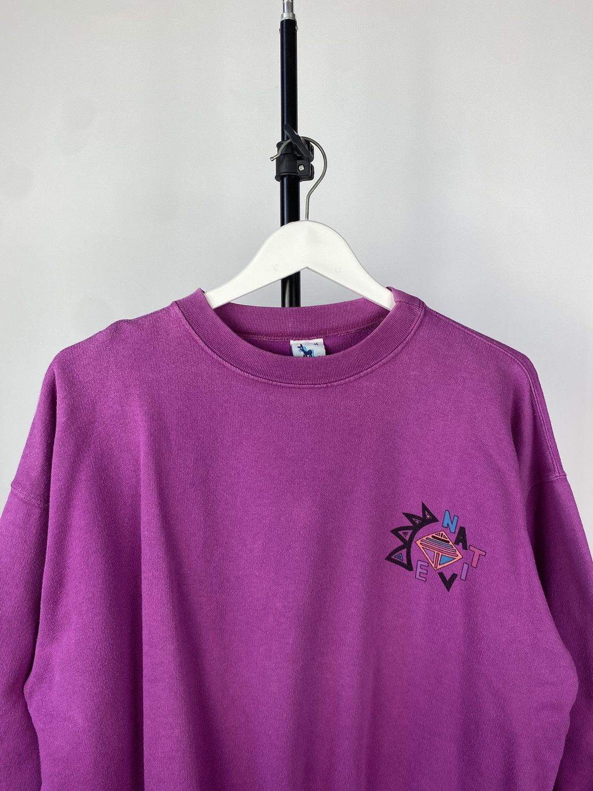 Native × Vintage Vintage 80s American Indians Sweatshirt vintage crewneck Size US S / EU 44-46 / 1 - 2 Thumbnail