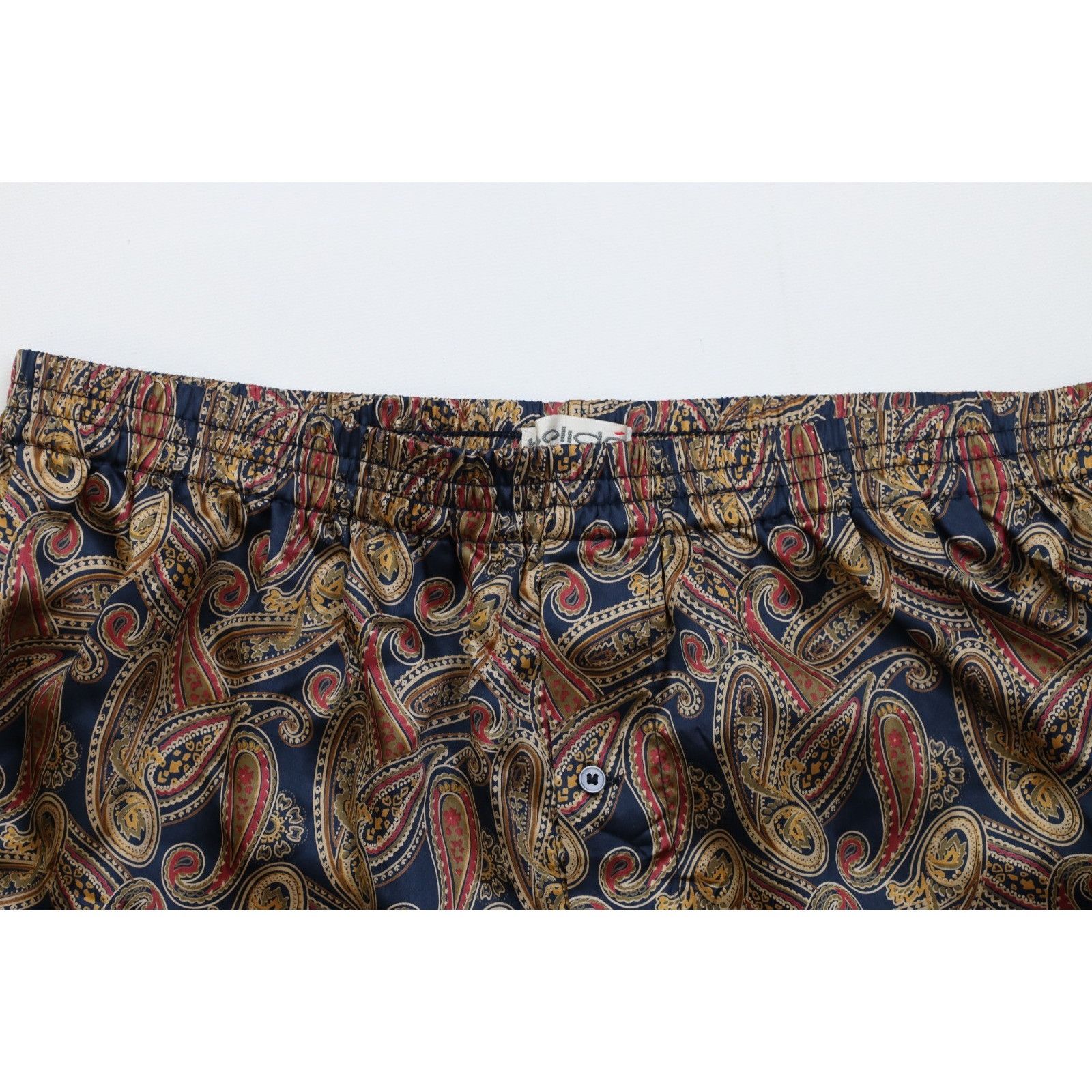 Vintage NOS Vintage 90s Streetwear Silk Paisley Boxers Shorts Size US 36 / EU 52 - 2 Thumbnail