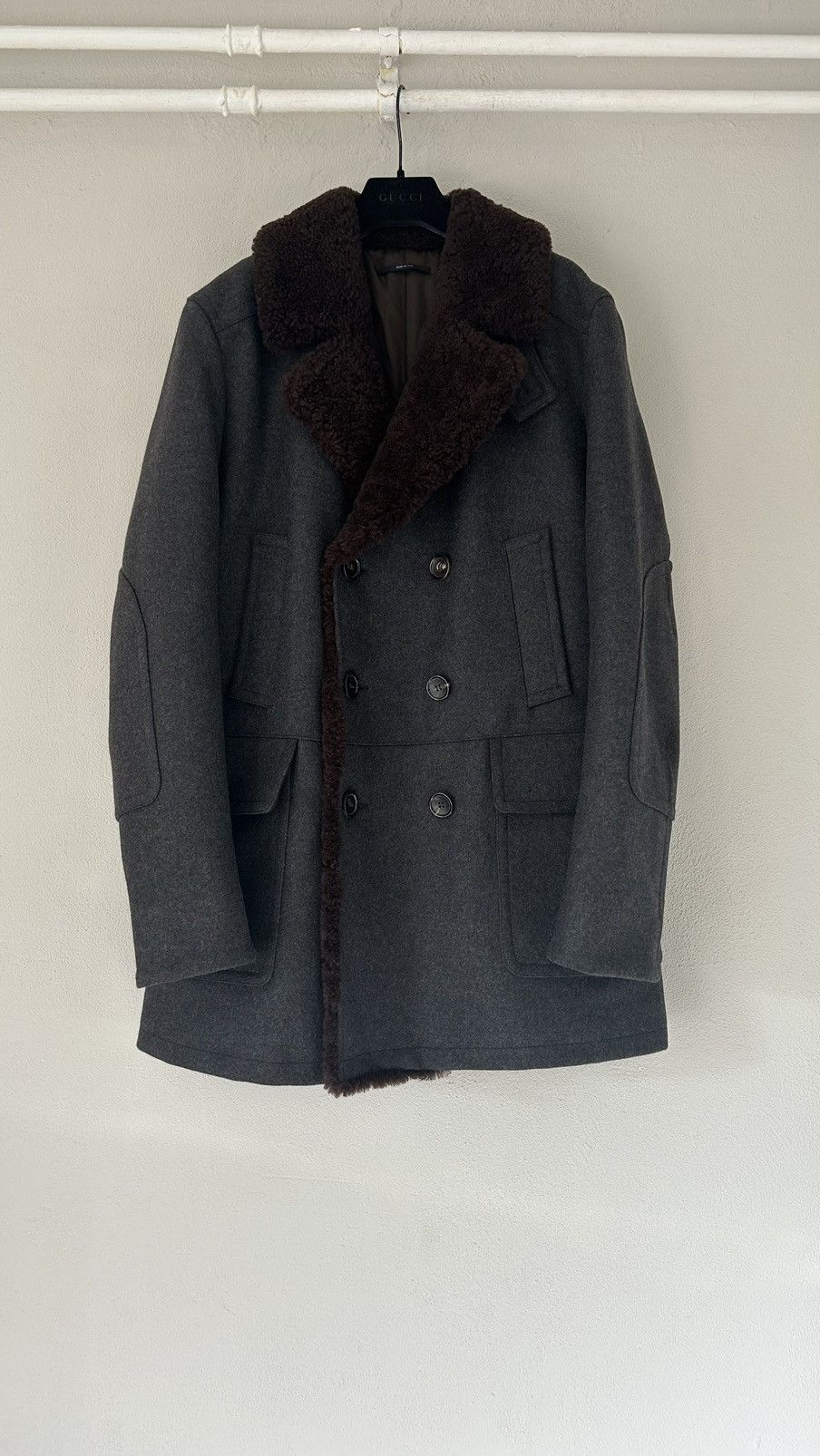 Gucci Gucci Shearling Wool Coat Size US L / EU 52-54 / 3 - 4 Thumbnail